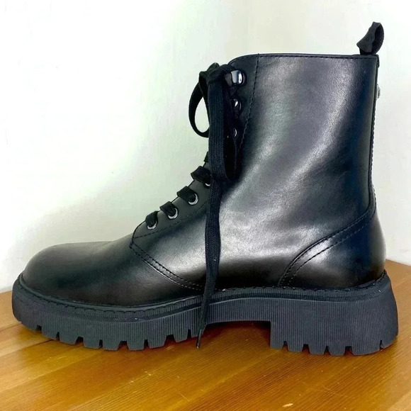NEW Kurt Geiger London Men\'s Ryder Lace-Up Combat Leather Boots size EU43.5 US10 main image 10
